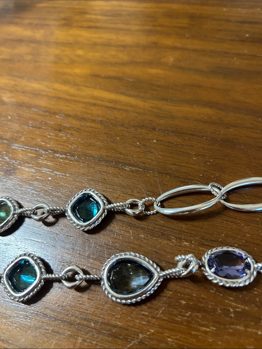 Brighton Silver Multi-Color Long Pendant Necklace. 0125 - Picture 15 of 15